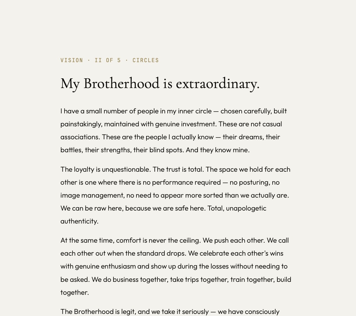 A page from the True North document, page 147